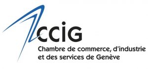 Logos des partenaires de THRIVE association CCIG chambre de commerce, d'industrie et des services de Genève